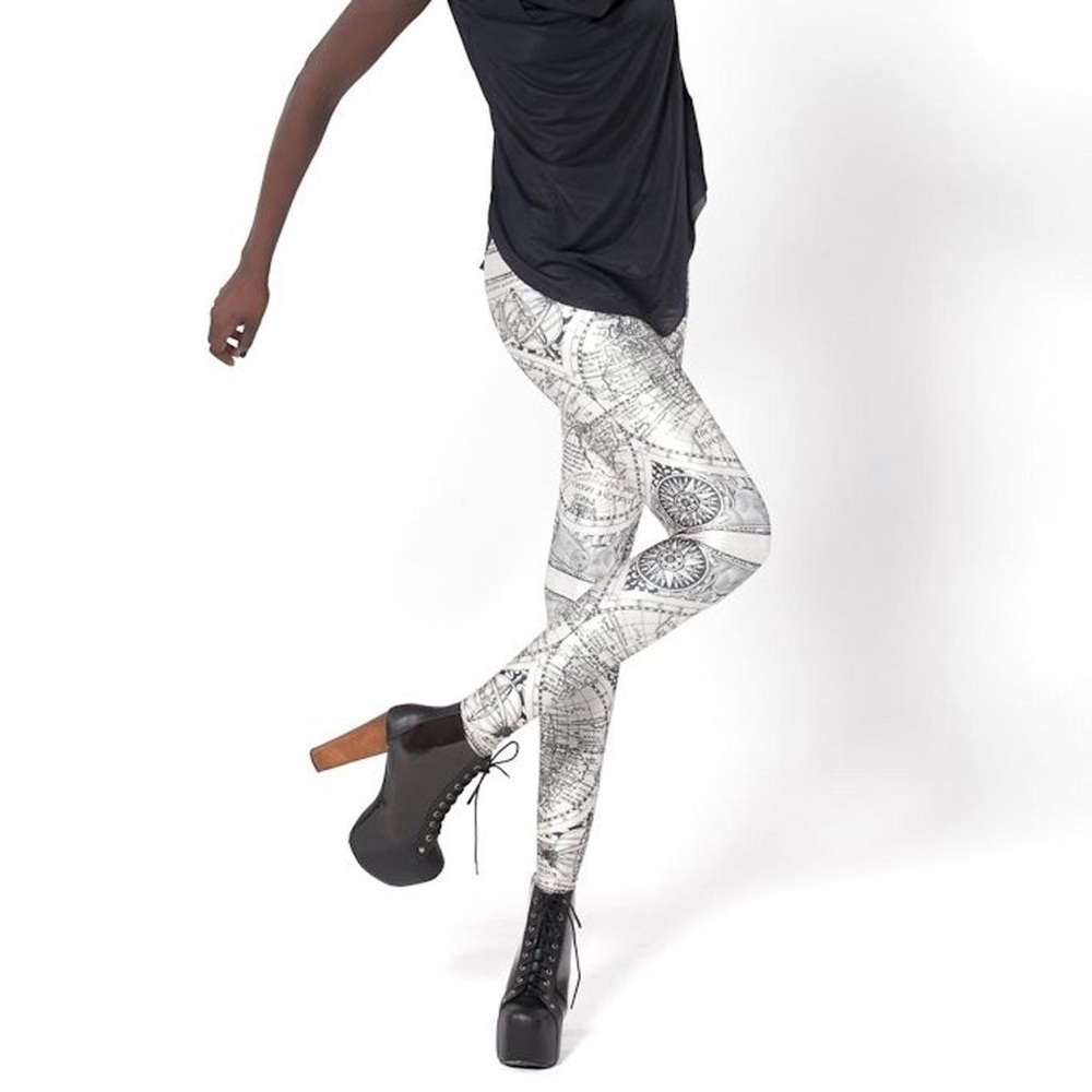 Black Milk Ancient Maps Leggings